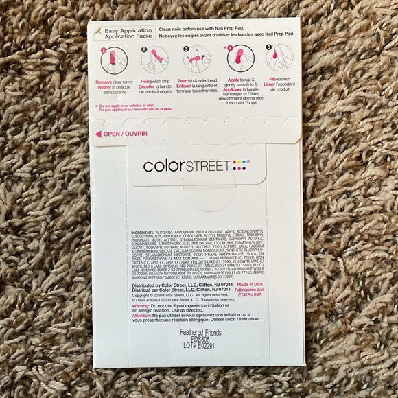 Color Street Real Nail Polish Strips - Feathered Friends (Thanksgiving) - Picture 3 of 3